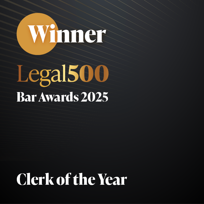Legal 500 2025 Clerk of the Year logo