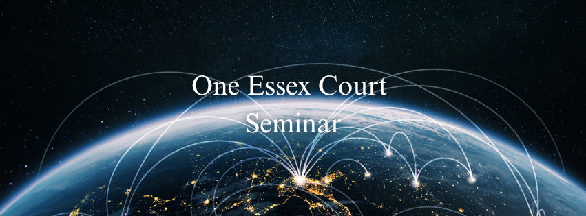 Seminar: One Belt One Road - Asian disputes through London, Beijing and Singapore